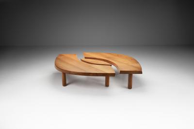 Pierre Chapo Pierre Chapo T22 Elm Coffee Table France 1970s