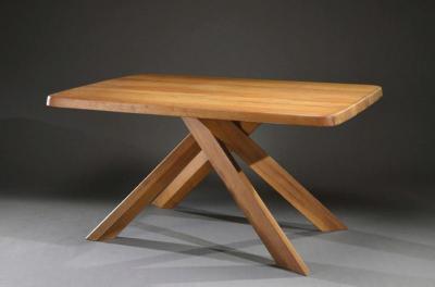 Pierre Chapo Pierre Chapo T35B Dining Table in Solid Elm