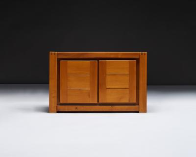 Pierre Chapo Pine Cabinet by Pierre Chapo for Maison Regain France c 1970