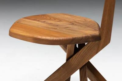 Pierre Chapo S34 Dining Chairs by Pierre Chapo France 1960s