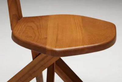 Pierre Chapo S34 Dining Chairs by Pierre Chapo France 1970s
