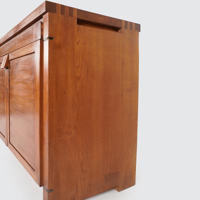 Pierre Chapo SOLID ELM WOOD R13 SIDEBOARD by Pierre Chapo 1960 