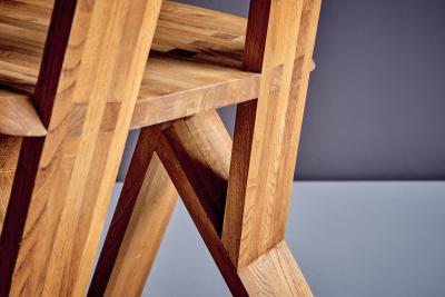 Pierre Chapo Set of 6 Pierre Chapo S45 Chairs in Elm Wood