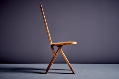 Pierre Chapo Set of 6 Pierre Chapo S45 Chairs in Elm Wood
