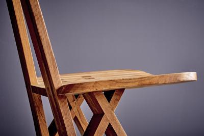 Pierre Chapo Set of 6 Pierre Chapo S45 Chairs in Elm Wood