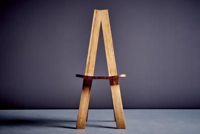 Pierre Chapo Set of 6 Pierre Chapo S45 Chairs in Elm Wood