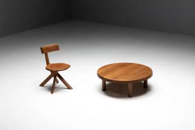 Pierre Chapo T02 Coffee Table by Pierre Chapo France 1960s