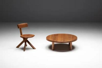 Pierre Chapo T02 Coffee Table by Pierre Chapo France 1960s