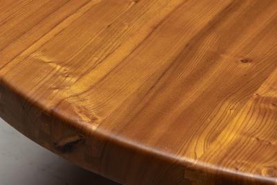 Pierre Chapo T21 Elm Dining Table by Pierre Chapo France 1973