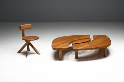 Pierre Chapo T22C Loeil Coffee Table by Pierre Chapo France 1972