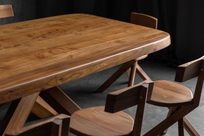 Pierre Chapo T35 Dining Table by Pierre Chapo France 1970s