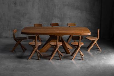 Pierre Chapo T35 Dining Table by Pierre Chapo France 1970s