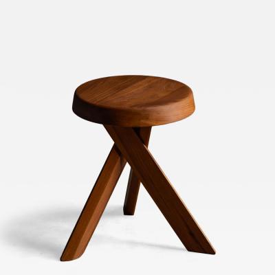 Pierre Chapo Tripod Stool by Pierre Chapo France 1970s