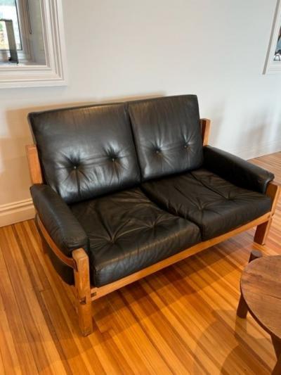 Pierre Chapo Two Seat Sofa
