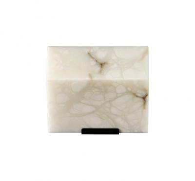 Pierre Chareau Large Single Block Metal Model 230 Sconce in the Manner of Pierre Chareau