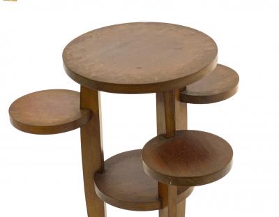 Pierre Chareau Pierre Chareau attributed modernist awesome side table or pedestal