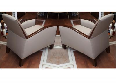 Pierre Chareau Pierre Chareau attributed superb design pair of club chairs