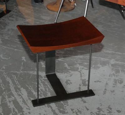 Pierre Chareau Stool in the style of Pierre Chareau