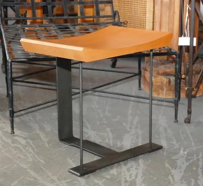Pierre Chareau Stool in the style of Pierre Chareau