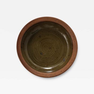 Pierre Digan GLAZED STONEWARE BOWL BY PIERRE DIGAN