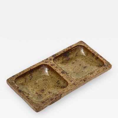 Pierre Digan Pierre Digan Two Compartment Ceramic Dish