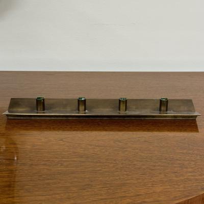 Pierre Forsell Pierre Forsell Skultana Swedish Mid Century Modern Candle Holder Brass 1960s