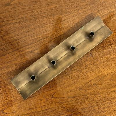 Pierre Forsell Pierre Forsell Skultana Swedish Mid Century Modern Candle Holder Brass 1960s