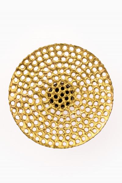 Pierre Forssell Rare Vase in Brass by Pierre Forssell 1950s