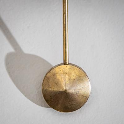 Pierre Forssell Set of Four Brass Wall Candle Holders Mod 607 by Pierre Forssell for Skultuna