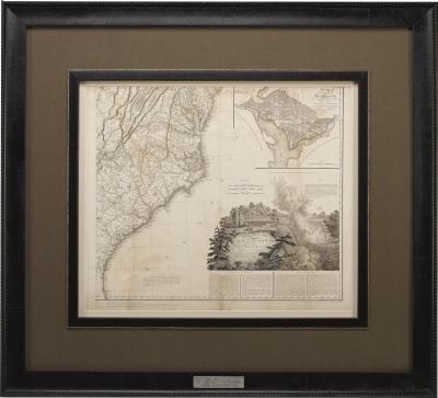 Pierre Fran ois Tardieu 1812 United States of Nth America Two Sheet Map by Tardieu