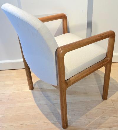 Pierre Gautier Delaye Gauthier Delaye attributed set of 4 ash tree chairs