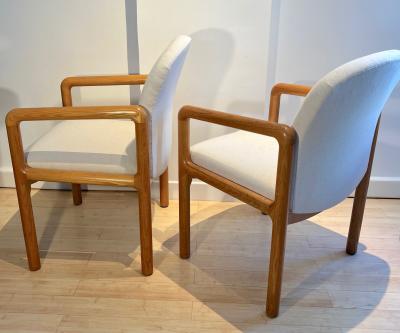 Pierre Gautier Delaye Gauthier Delaye attributed set of 4 ash tree chairs