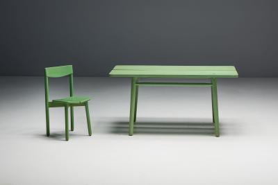Pierre Gautier Delaye Green Coffee Bean Tables by Pierre Gautier Delaye France 1965