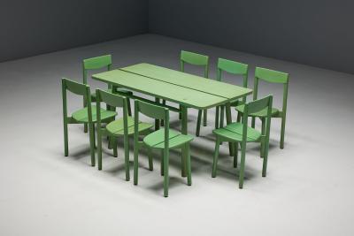 Pierre Gautier Delaye Green Coffee Bean Tables by Pierre Gautier Delaye France 1965