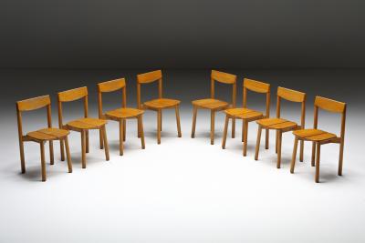Pierre Gautier Delaye Pierre Gautier Delaye Dining Chairs 1960s