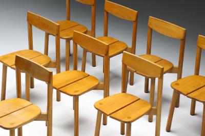 Pierre Gautier Delaye Pierre Gautier Delaye Dining Chairs 1960s