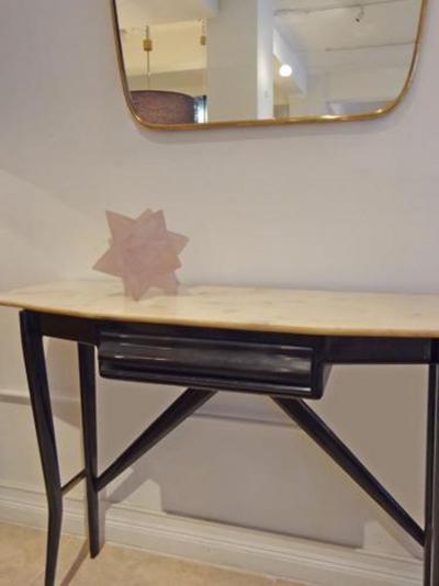 Pierre Giraudon A Multi Point Star Sculpture in Opaque Resin by Pierre Giraudon