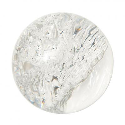 Pierre Giraudon Acrylic Sphere Sculpture Resin Lucite
