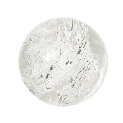 Pierre Giraudon Acrylic Sphere Sculpture Resin Lucite