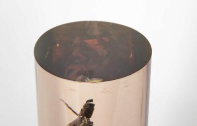 Pierre Giraudon Lamp with inclusion by Pierre Giraudon