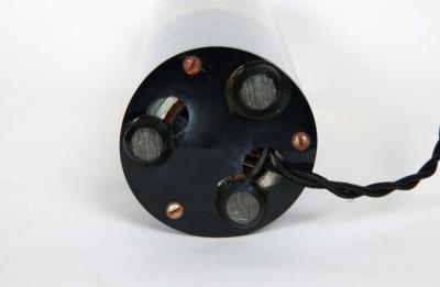 Pierre Giraudon Lamp with inclusion by Pierre Giraudon