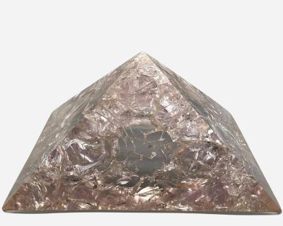 Pierre Giraudon Large sphere in fractal resin by Pierre Giraudon Paris France circa 1965