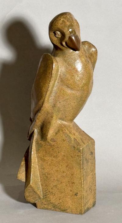Pierre Giraudon Parrot sculpture in resin by Pierre Giraudon Paris France circa 1970