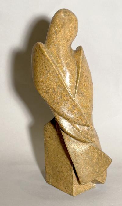 Pierre Giraudon Parrot sculpture in resin by Pierre Giraudon Paris France circa 1970