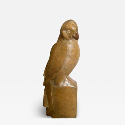 Pierre Giraudon Parrot sculpture in resin by Pierre Giraudon Paris France circa 1970