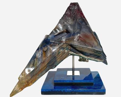 Pierre Giraudon Resin sculpture by Pierre Giraudon Paris France circa 1980