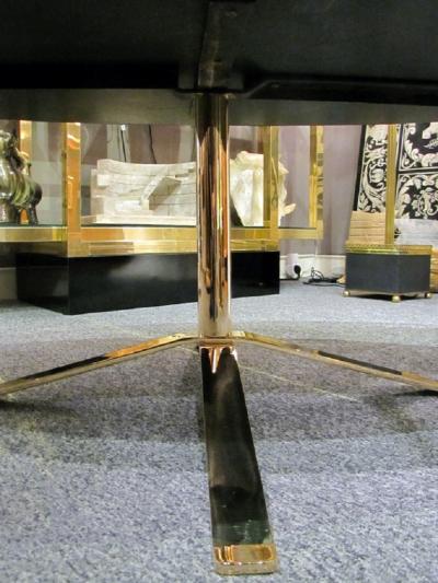 Pierre Giraudon Table basse en r sine pi tement dor Pierre Giraudon