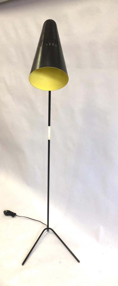 Pierre Guariche French Mid Century Modern Prototype Floor Lamp Serge Mouille Pierre Guariche