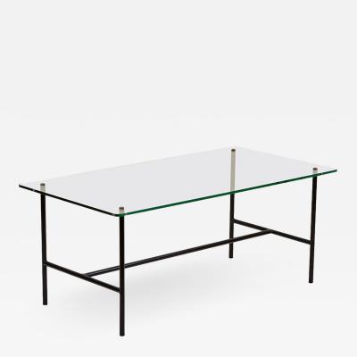 Pierre Guariche Glass Coffee Table by Pierre Guariche for Disderot France 1950s