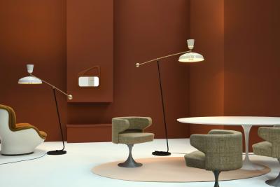 Pierre Guariche Large Pierre Guariche G1 Floor Lamp for Sammode Studio
